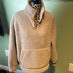 American eagle small Fleexe 3/4 zip pull over